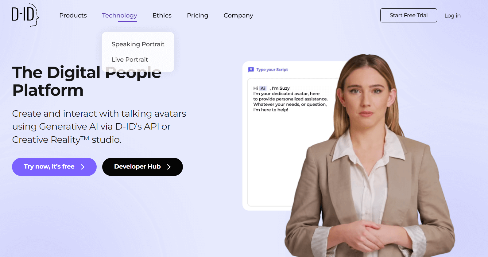 D-ID!数字人视频制作神器